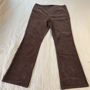 Talbots Chocolate Corduroy Trousers